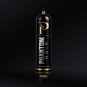 Phantom Noir Aluminum 700G N2O Cylinder