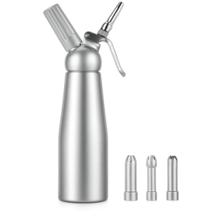 Whipped Cream Maker Durable Custom Cream Dispenser - 500ml Aluminum